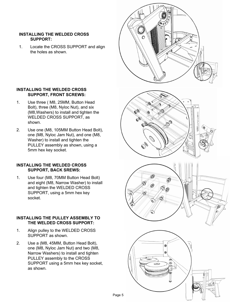 Star Trac LEG CURL IP-S1315 User Manual | Page 5 / 14