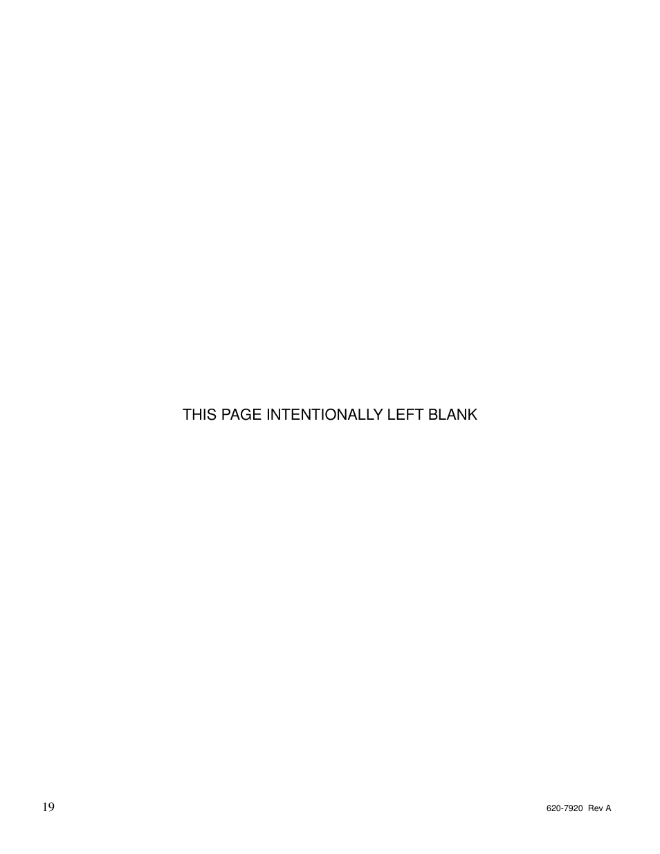 This page intentionally left blank | Star Trac 620-7920 User Manual | Page 18 / 52