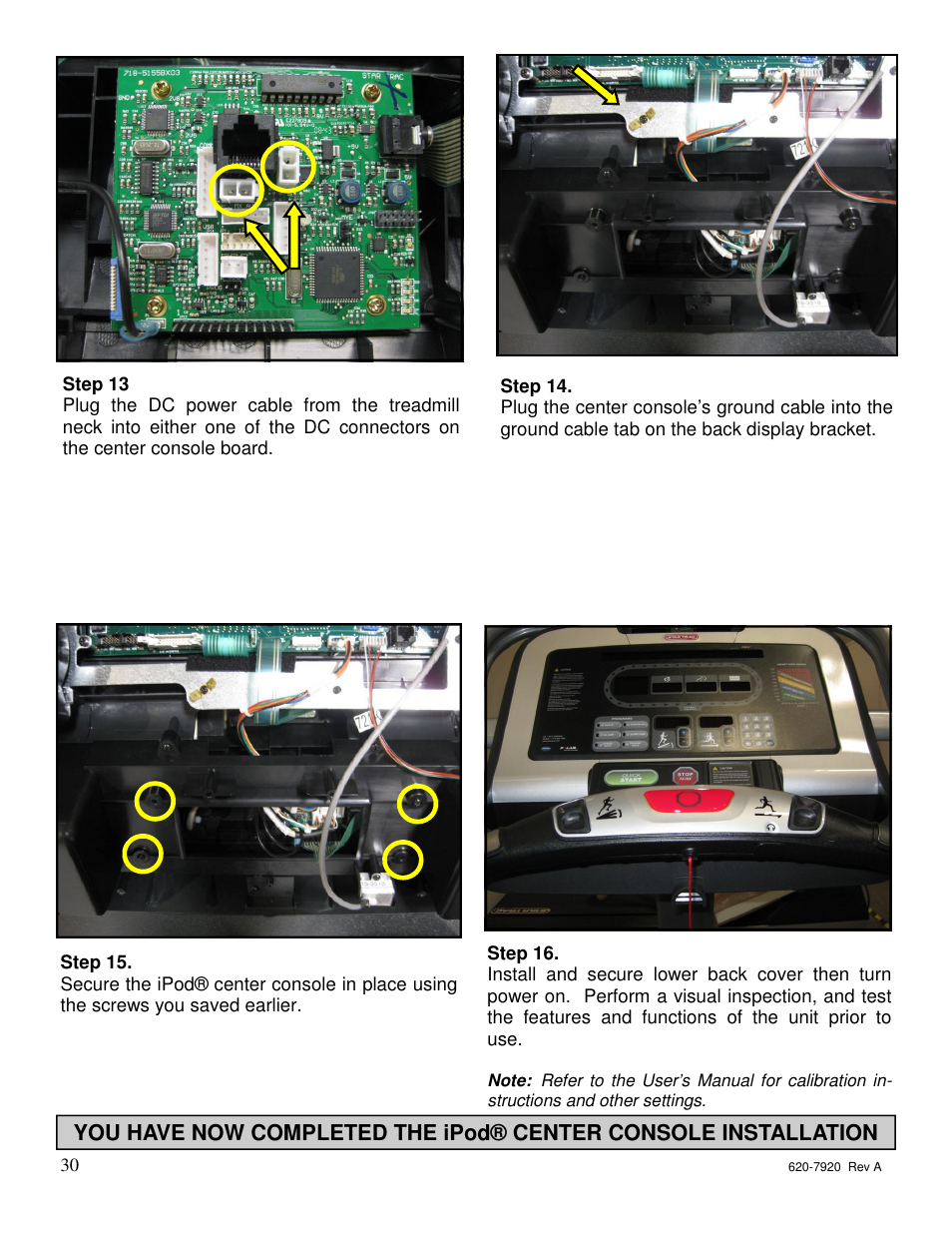 Star Trac 620-7920 User Manual | Page 29 / 52