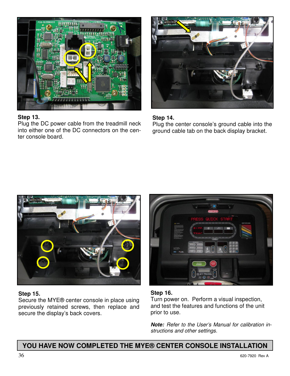 Star Trac 620-7920 User Manual | Page 35 / 52