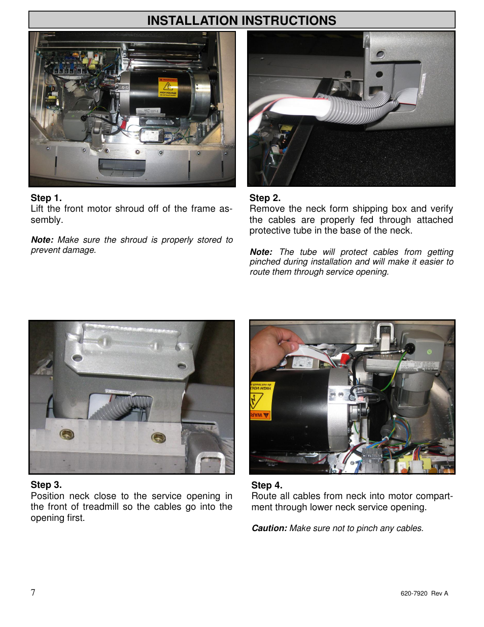 Installation instructions | Star Trac 620-7920 User Manual | Page 6 / 52