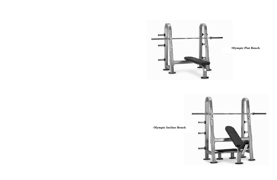 Olympic flat bench olympic incline bench | Star Trac Instinct Olympic Bench User Manual | Page 3 / 10