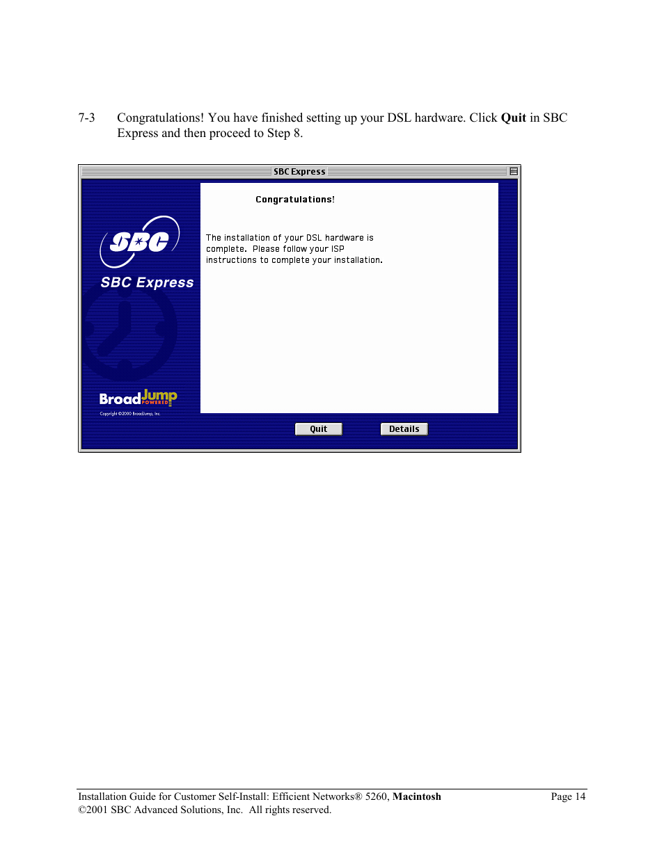 SBC comm Efficient Networks 5260 User Manual | Page 15 / 28