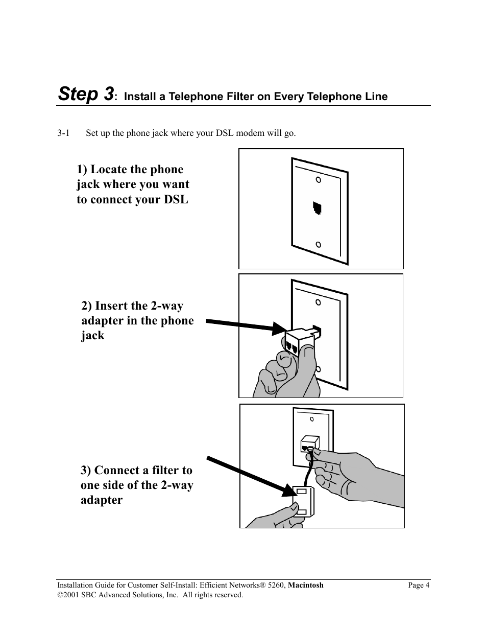 Step 3 | SBC comm Efficient Networks 5260 User Manual | Page 5 / 28