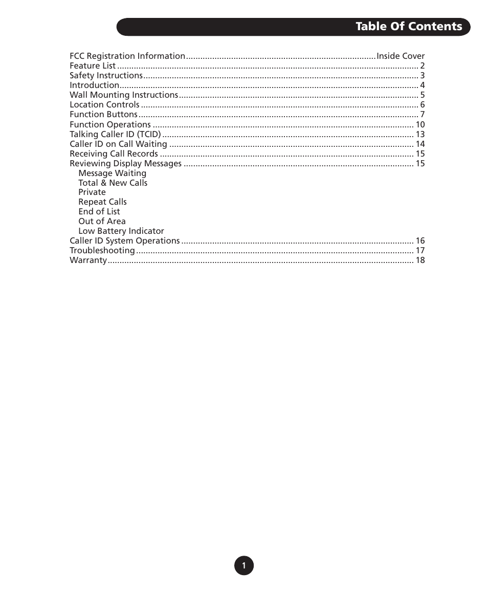 SBC comm SBC-116 User Manual | Page 3 / 20