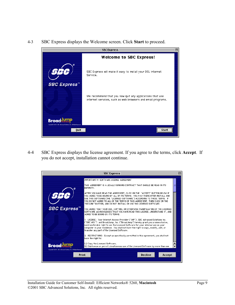 SBC comm Efficient Networks 5260 5260MC02A User Manual | Page 10 / 30