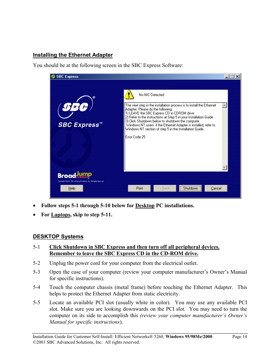 SBC comm 52609X02 User Manual | Page 15 / 28