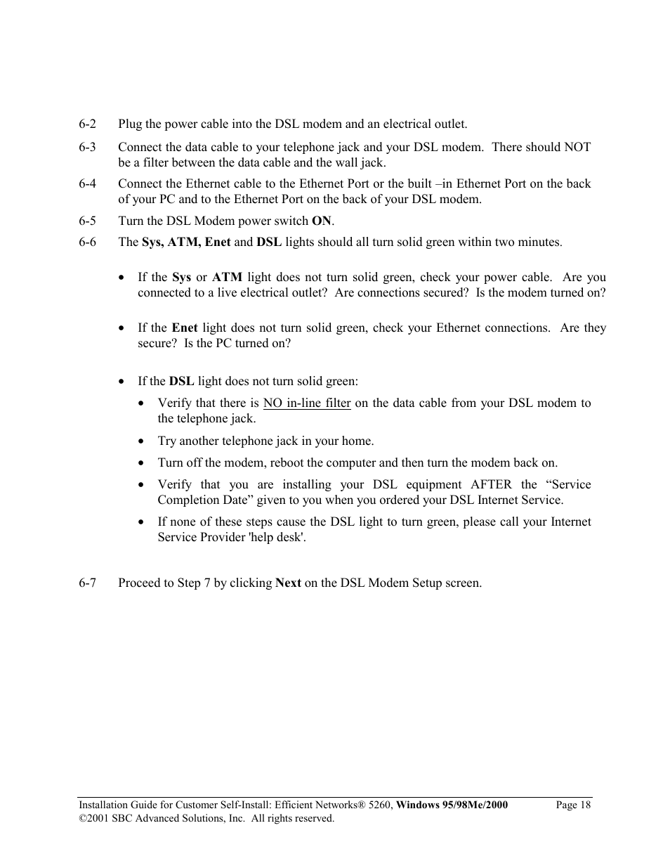 SBC comm 52609X02 User Manual | Page 19 / 28