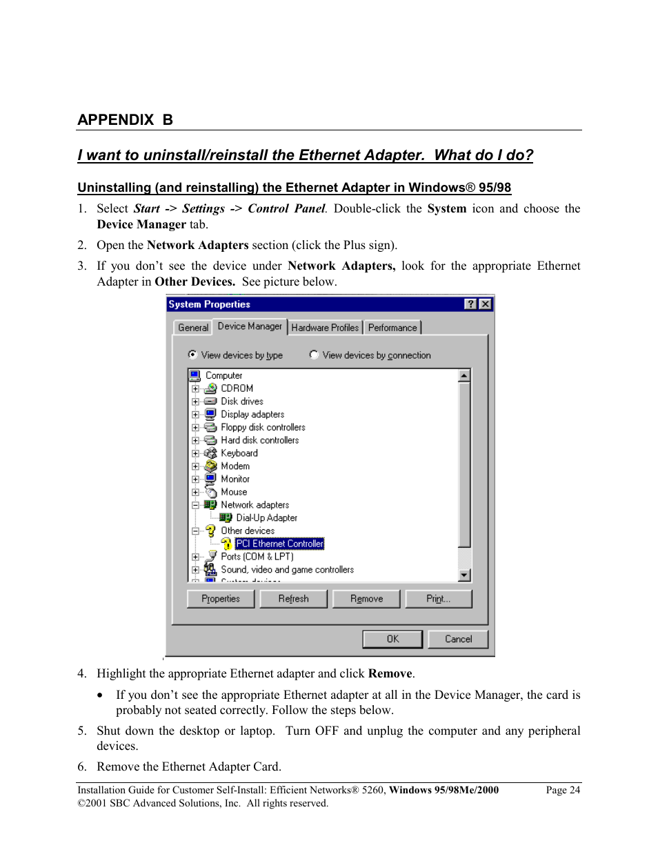 SBC comm 52609X02 User Manual | Page 25 / 28