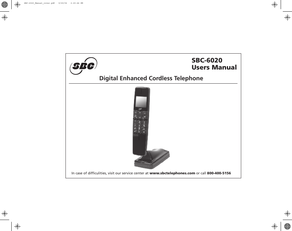 SBC comm SBC-6020 User Manual | 47 pages