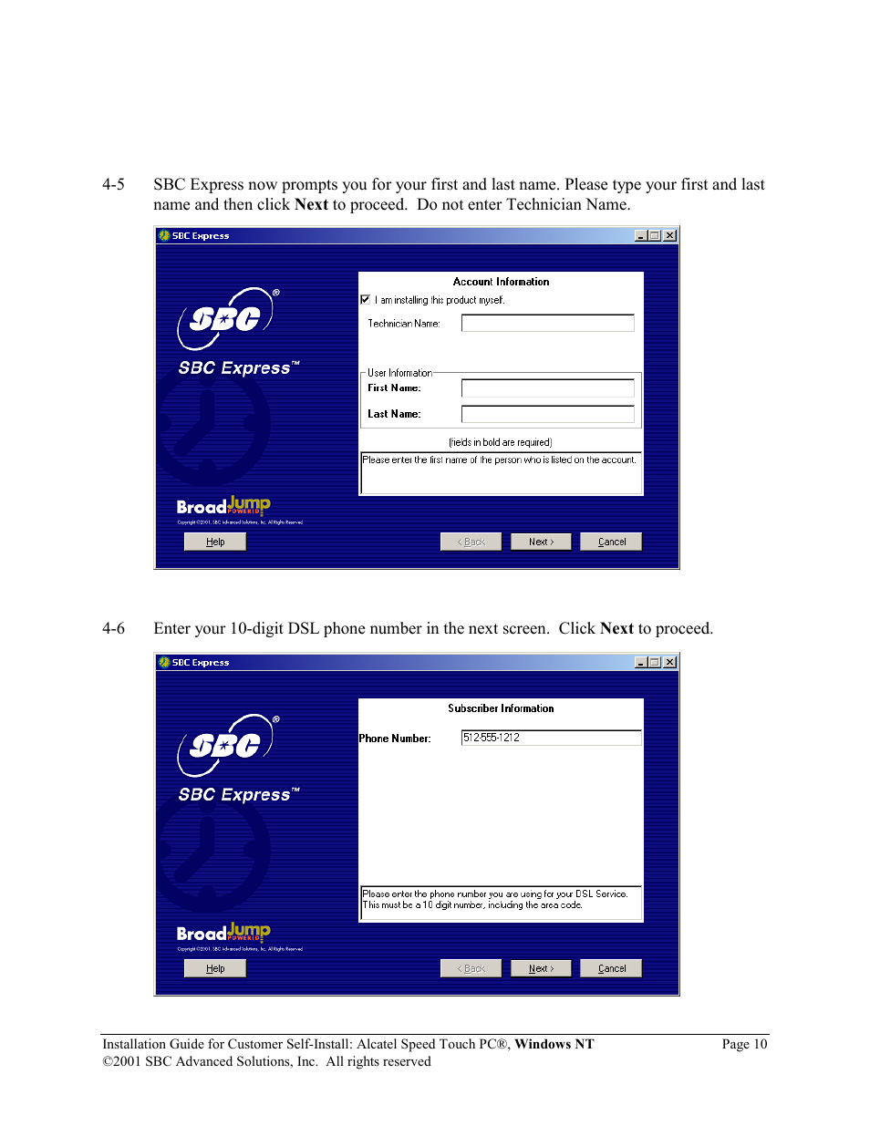 SBC comm Alcatel Speed Touch PC AlcatelPCNT02A User Manual | Page 11 / 33