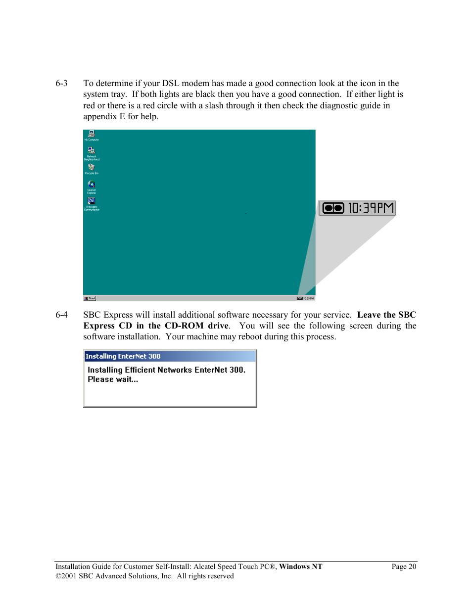 SBC comm Alcatel Speed Touch PC AlcatelPCNT02A User Manual | Page 21 / 33