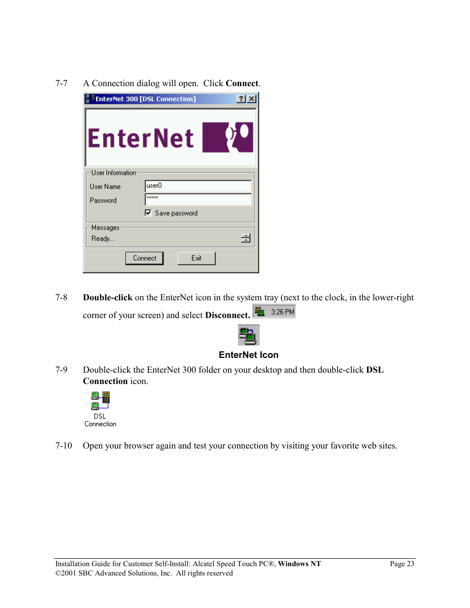 SBC comm Alcatel Speed Touch PC AlcatelPCNT02A User Manual | Page 24 / 33