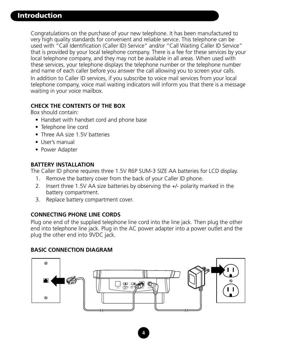Introduction | SBC comm SBC-125 User Manual | Page 6 / 20