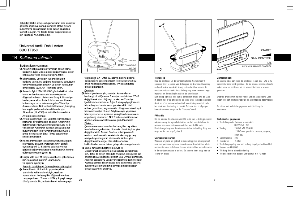 Philips SBC TT950 User Manual | Page 10 / 13