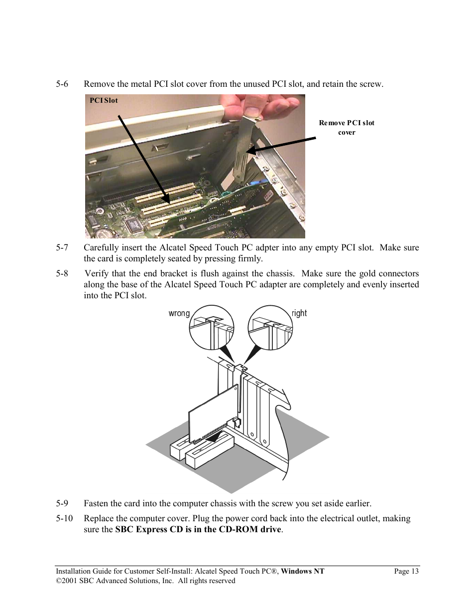 SBC comm PCNT02 User Manual | Page 14 / 32