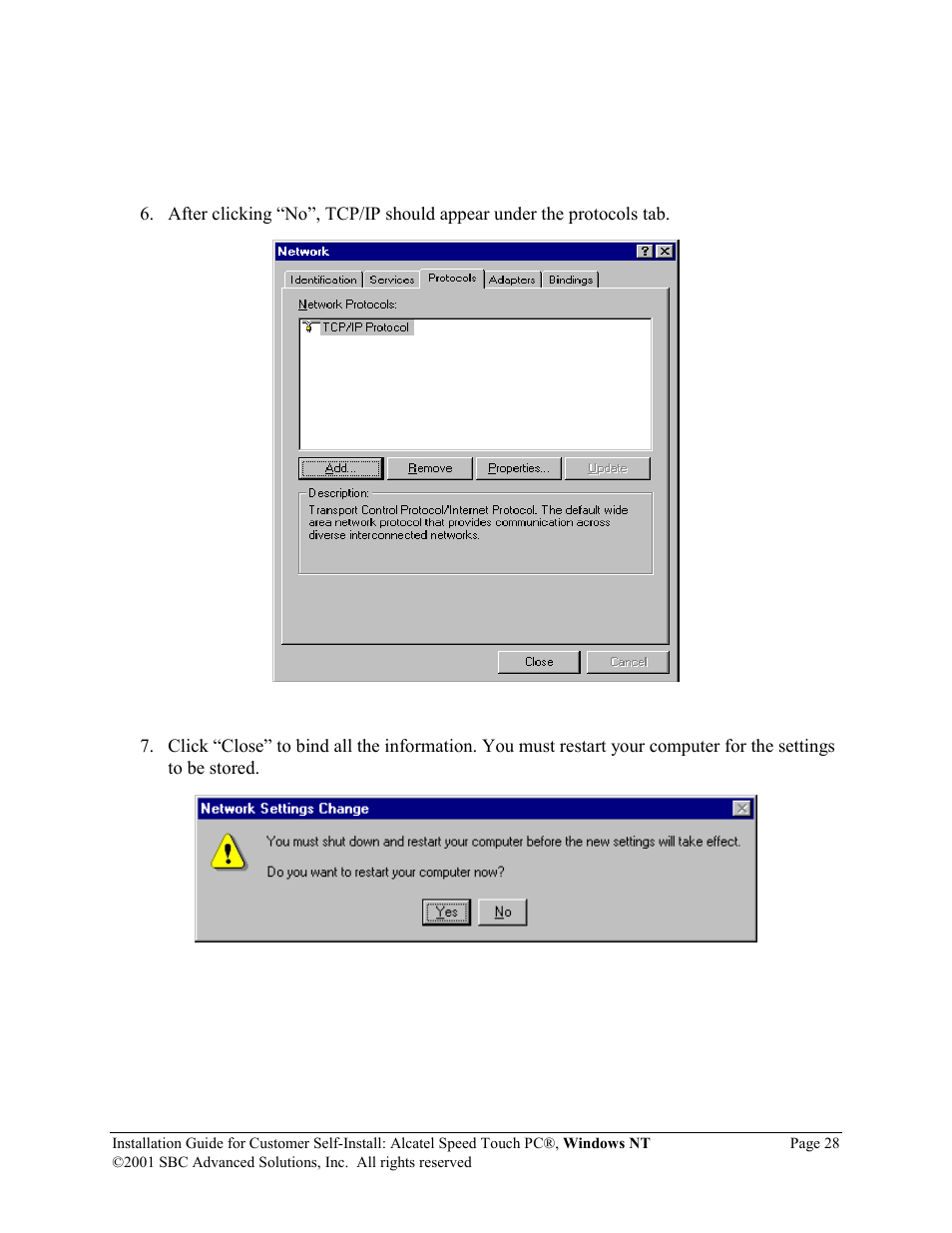 SBC comm PCNT02 User Manual | Page 29 / 32