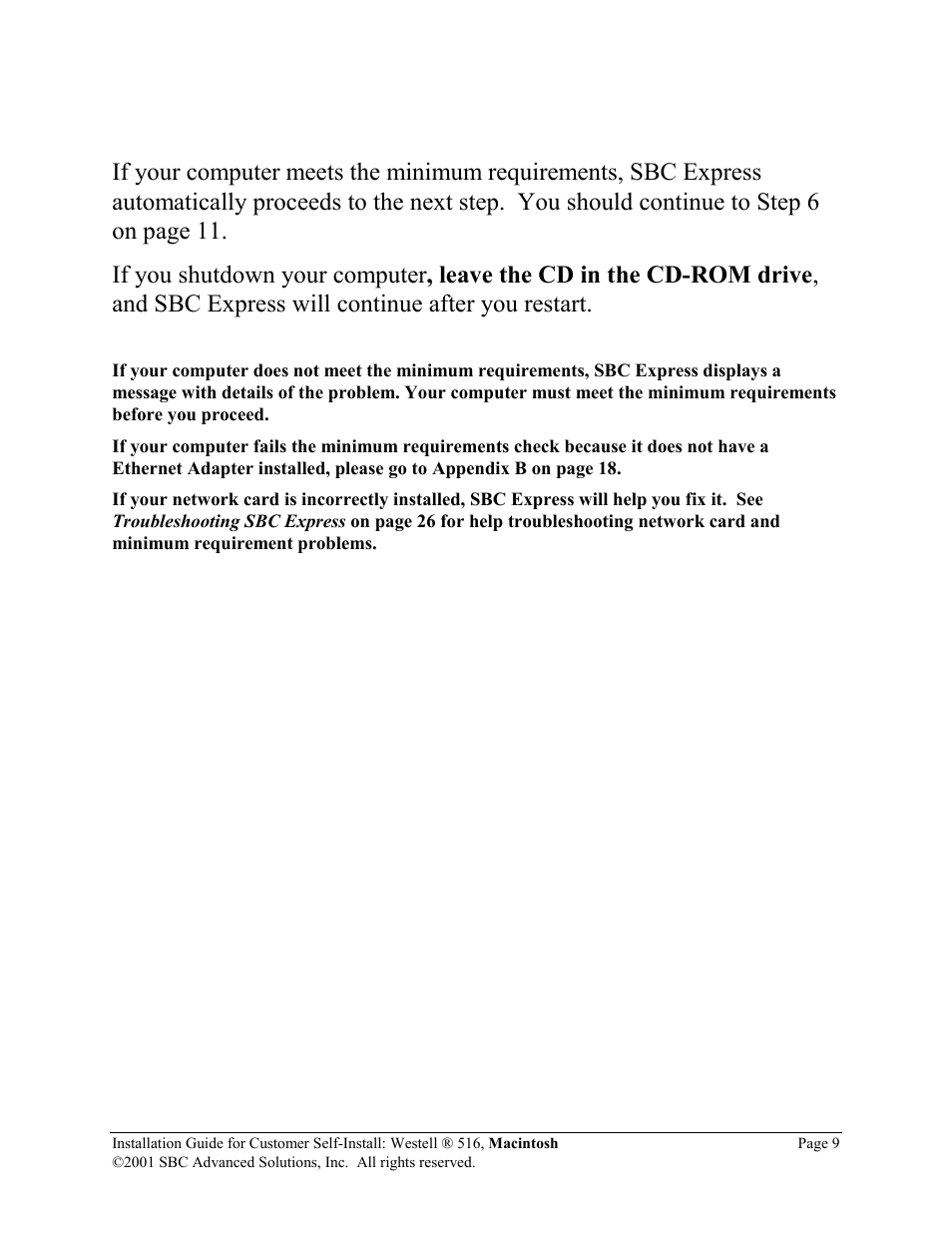 SBC comm 516 User Manual | Page 10 / 28