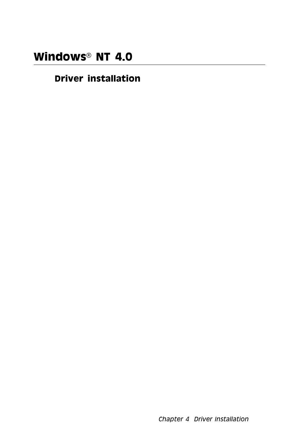 Windows® nt 4.0 | SBC comm AMD SBC-770 User Manual | Page 104 / 111