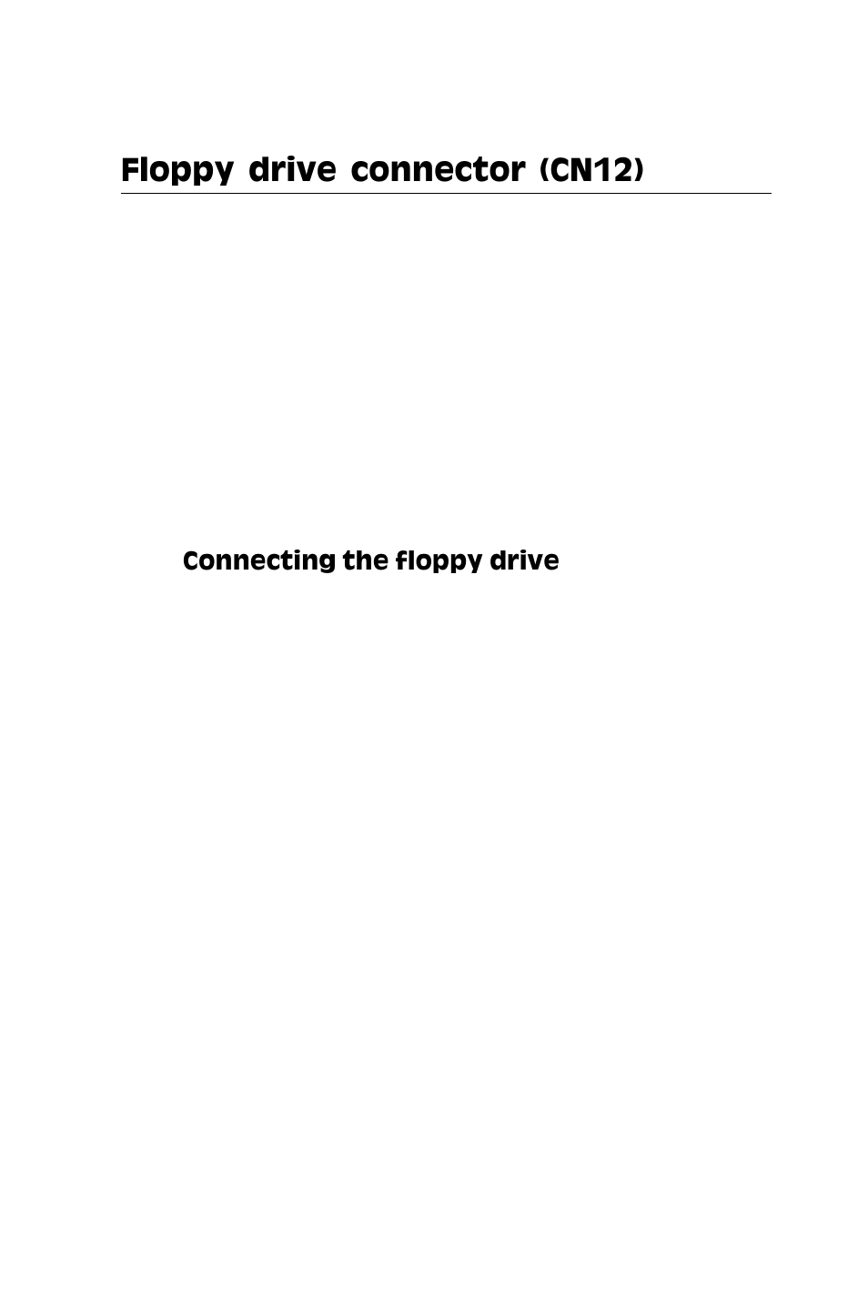 Floppy drive connector (cn12) | SBC comm AMD SBC-770 User Manual | Page 45 / 111