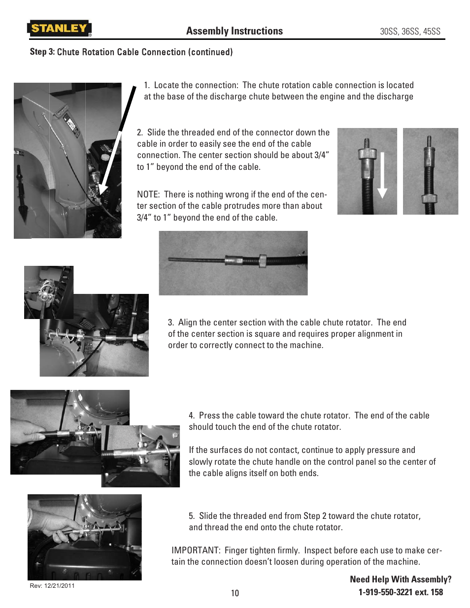 Stanley Black & Decker 45SS User Manual | Page 15 / 34