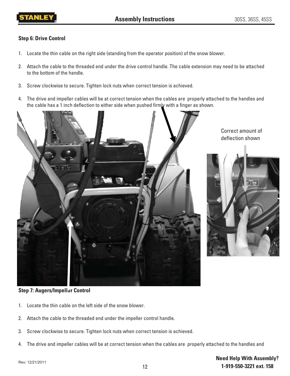 Assembly instructions | Stanley Black & Decker 45SS User Manual | Page 17 / 34