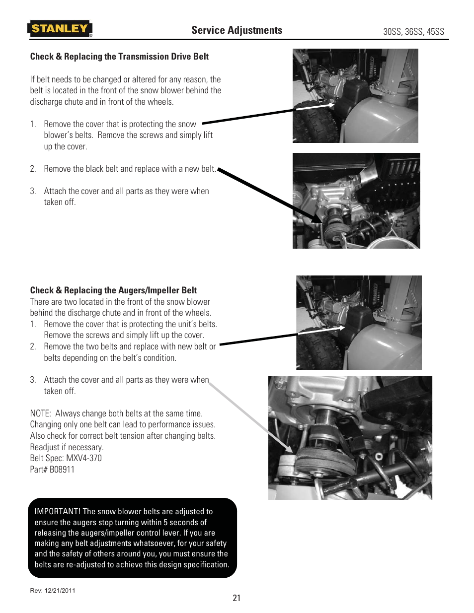 Stanley Black & Decker 45SS User Manual | Page 26 / 34