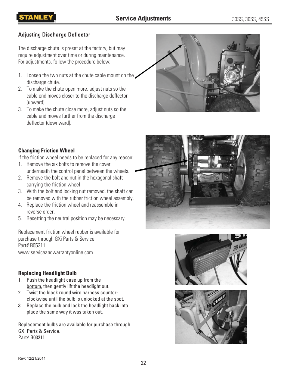 Stanley Black & Decker 45SS User Manual | Page 27 / 34