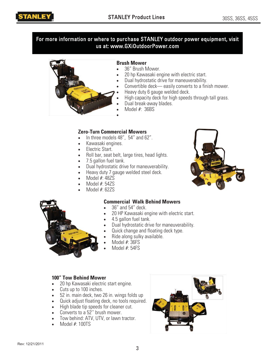 Stanley Black & Decker 45SS User Manual | Page 3 / 34