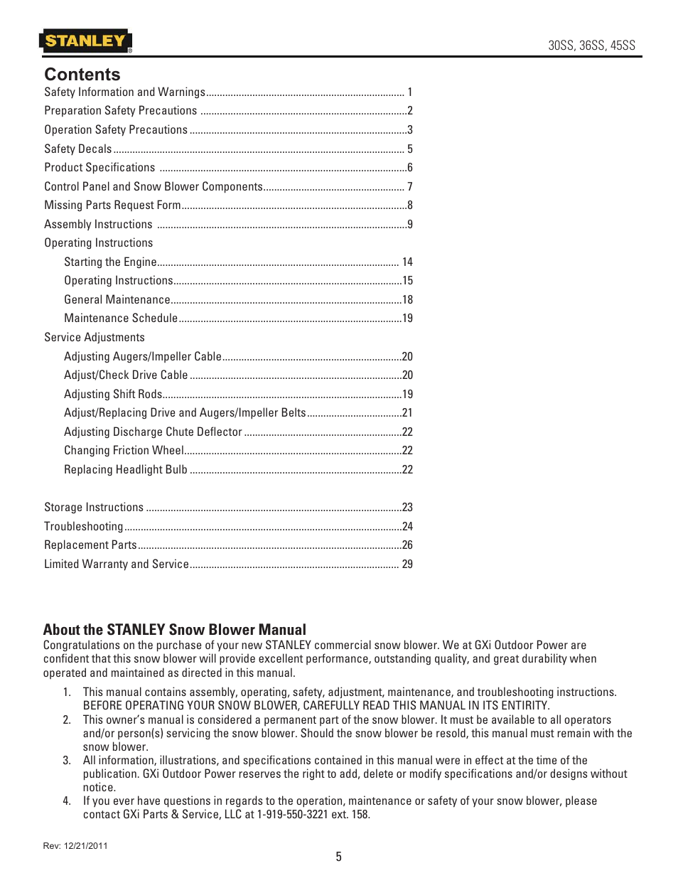 Stanley Black & Decker 45SS User Manual | Page 5 / 34