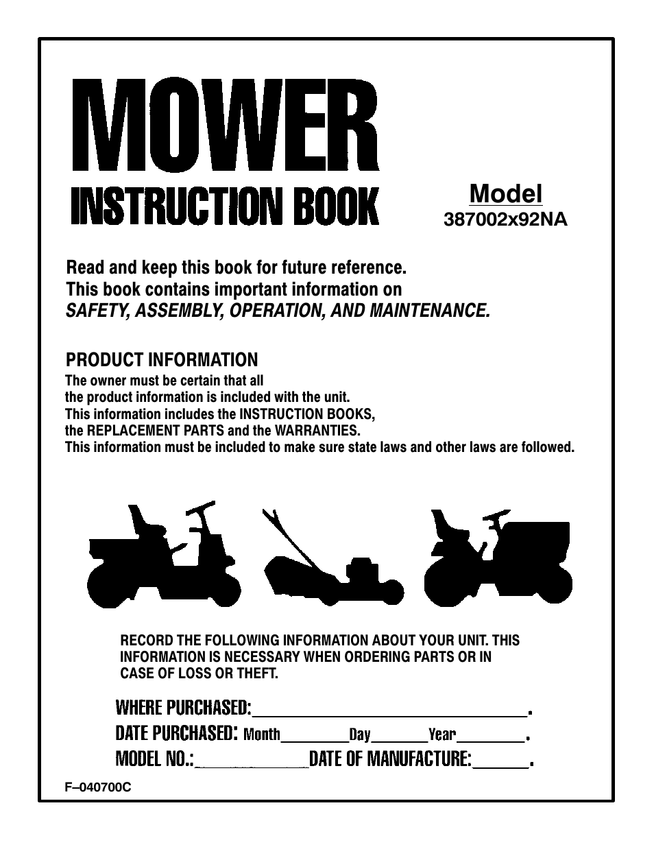 Stanley Black & Decker 387002x92NA User Manual | 52 pages