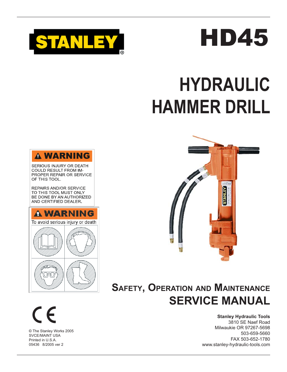 Stanley Black & Decker HD45 User Manual | 24 pages