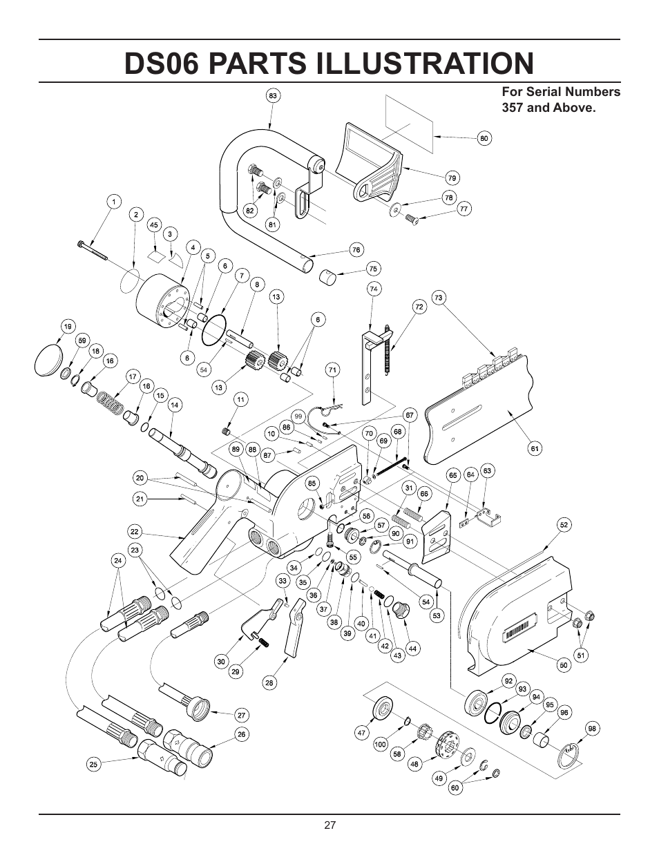 Ds06 parts illustration | Stanley Black & Decker DS06 User Manual | Page 27 / 33