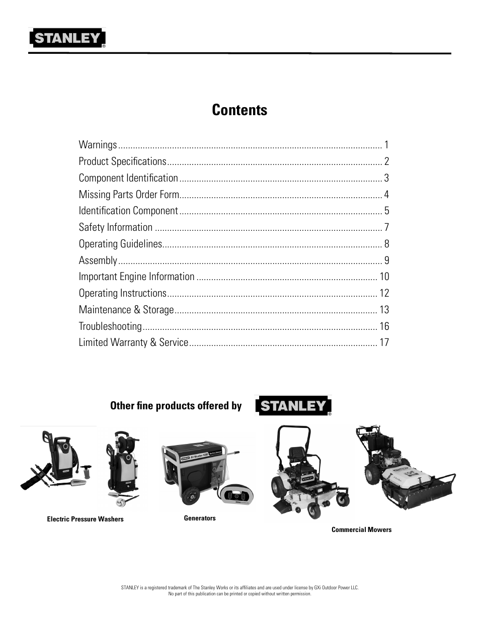 Stanley Black & Decker Stanley Chipper/Shredder With 2-Way Feed CH2 User Manual | Page 3 / 20