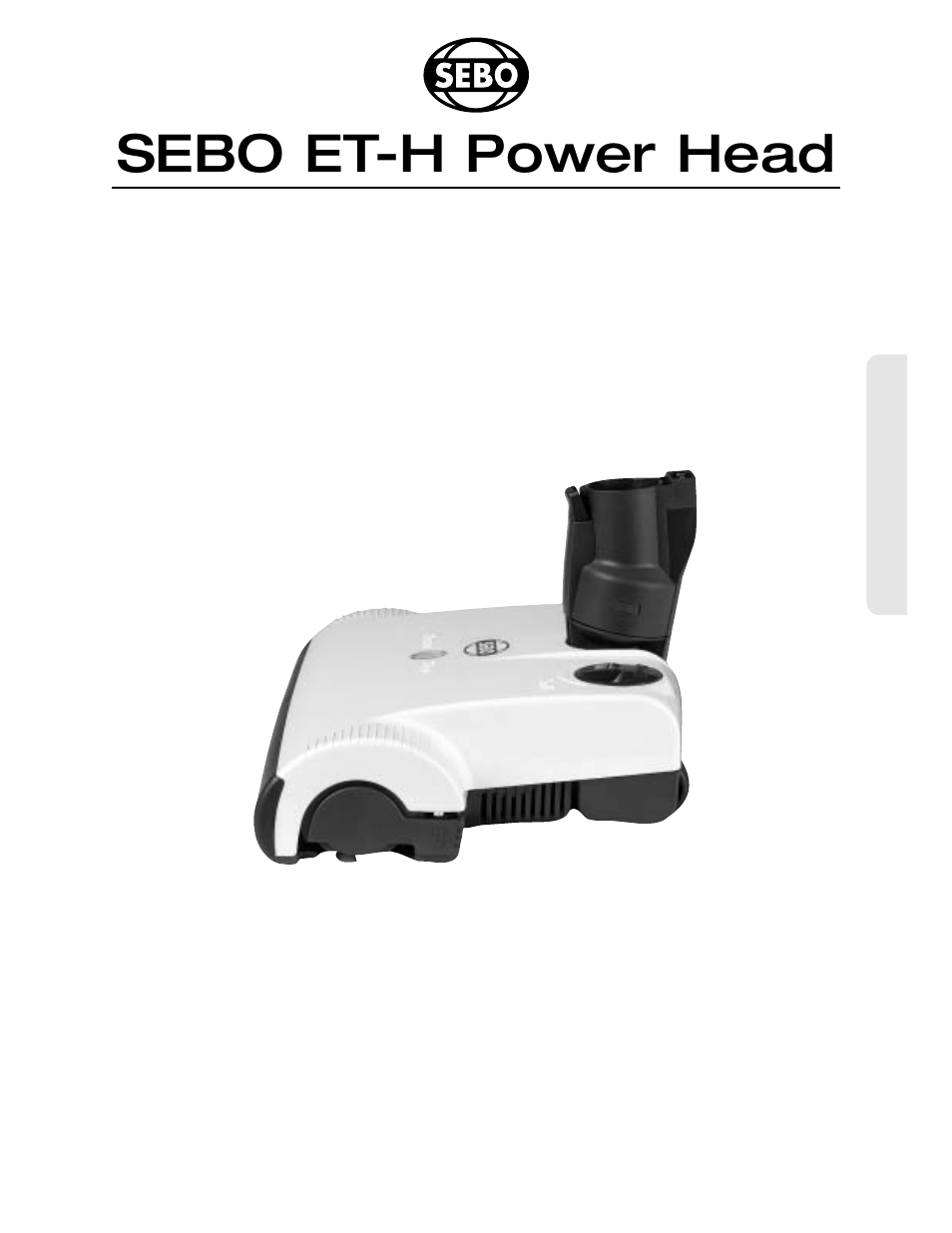 Sebo ET-H User Manual | 12 pages