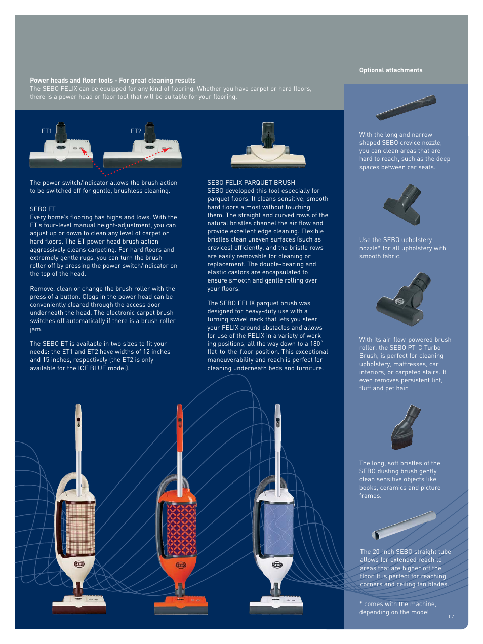 Sebo FELIX User Manual | Page 7 / 8