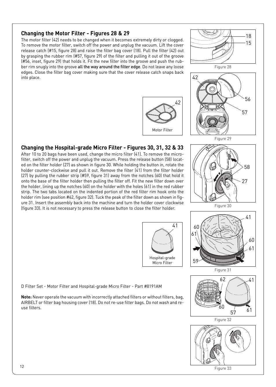 Sebo Airbelt D User Manual | Page 12 / 16