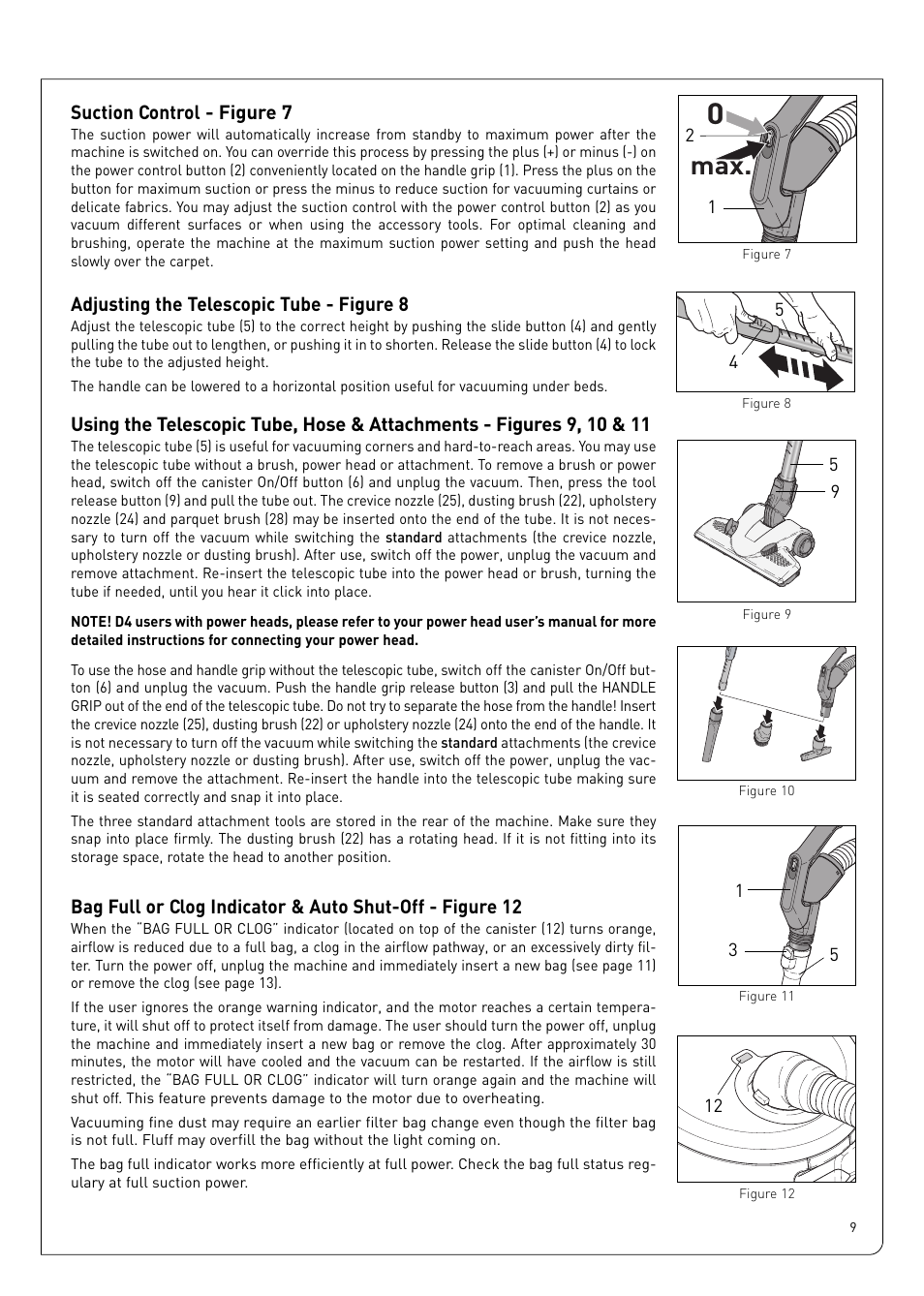 Sebo Airbelt D User Manual | Page 9 / 16