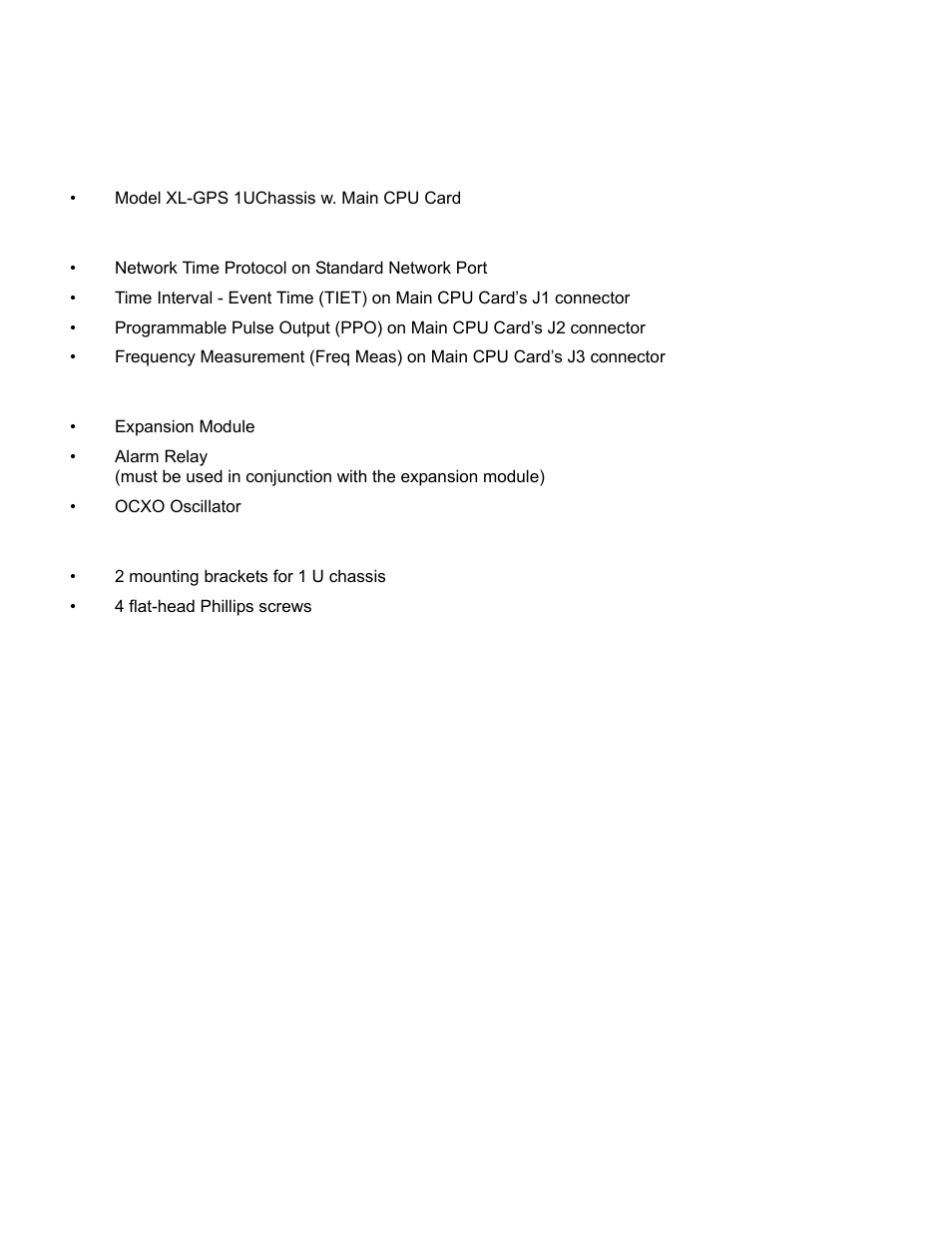 G: part names, 1g: part names | Symmetricom XL-GPS User Manual | Page 152 / 162