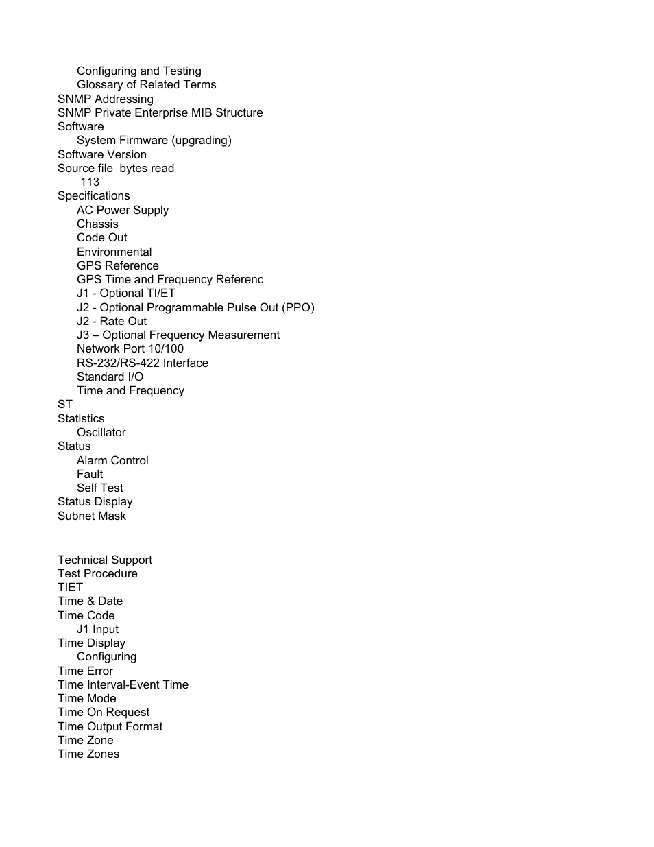77 t | Symmetricom XL-GPS User Manual | Page 161 / 162