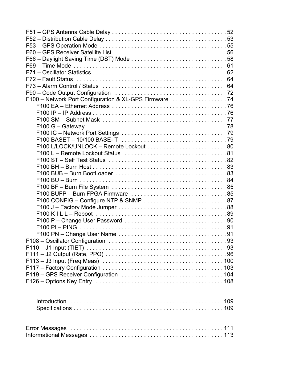 Symmetricom XL-GPS User Manual | Page 5 / 162