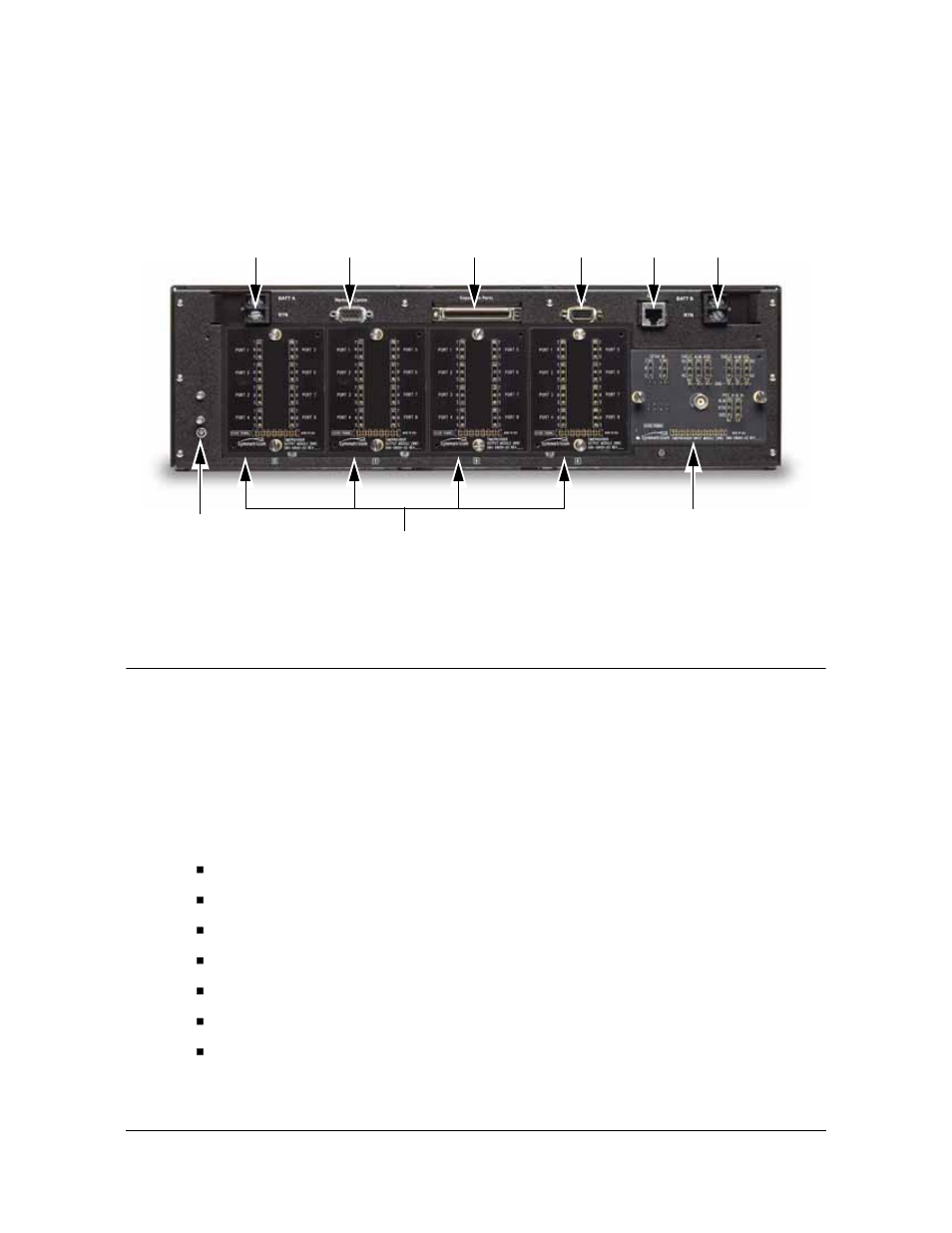 Functional description, Rear panel of the timeprovider 1100 – new version | Symmetricom EDGE CLOCK 1000 User Manual | Page 30 / 224