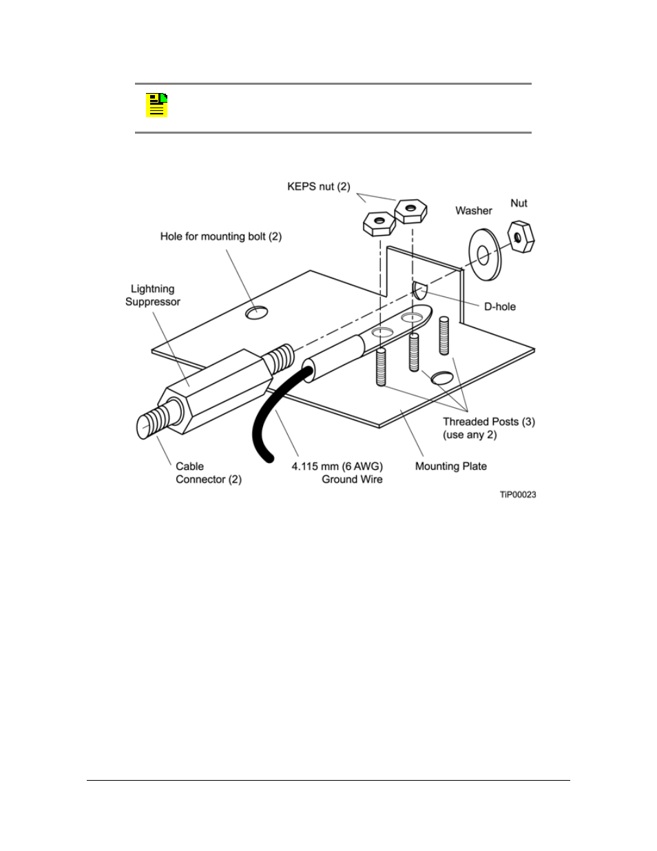 Assembling the lightning suppressor | Symmetricom EDGE CLOCK 1000 User Manual | Page 76 / 224