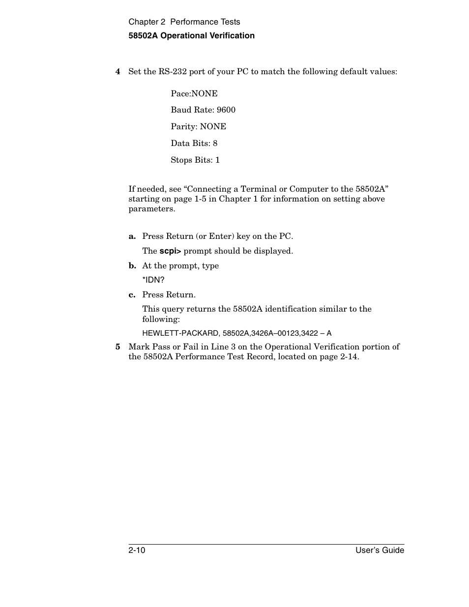 Symmetricom 58502A User Manual | Page 36 / 88
