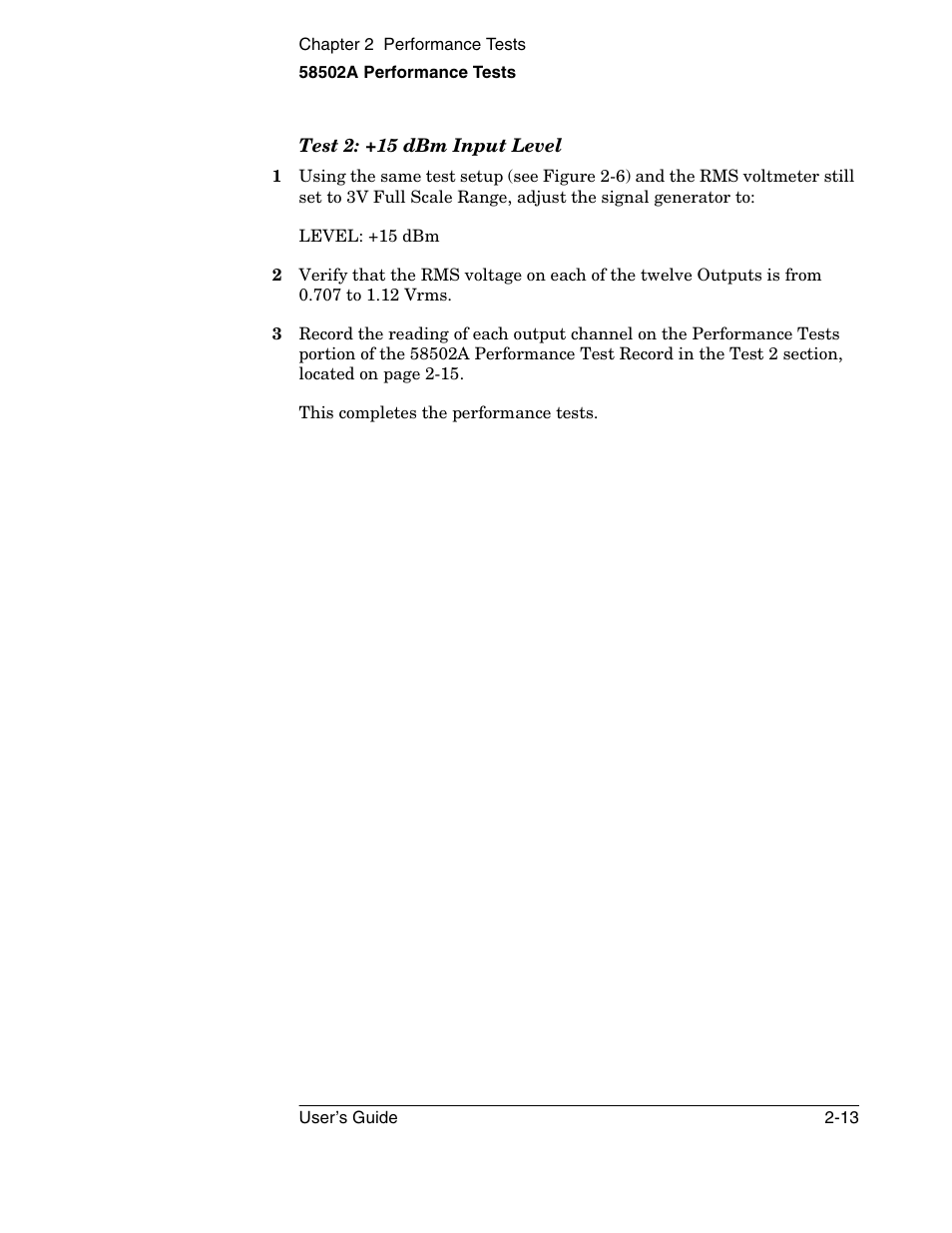 Symmetricom 58502A User Manual | Page 39 / 88