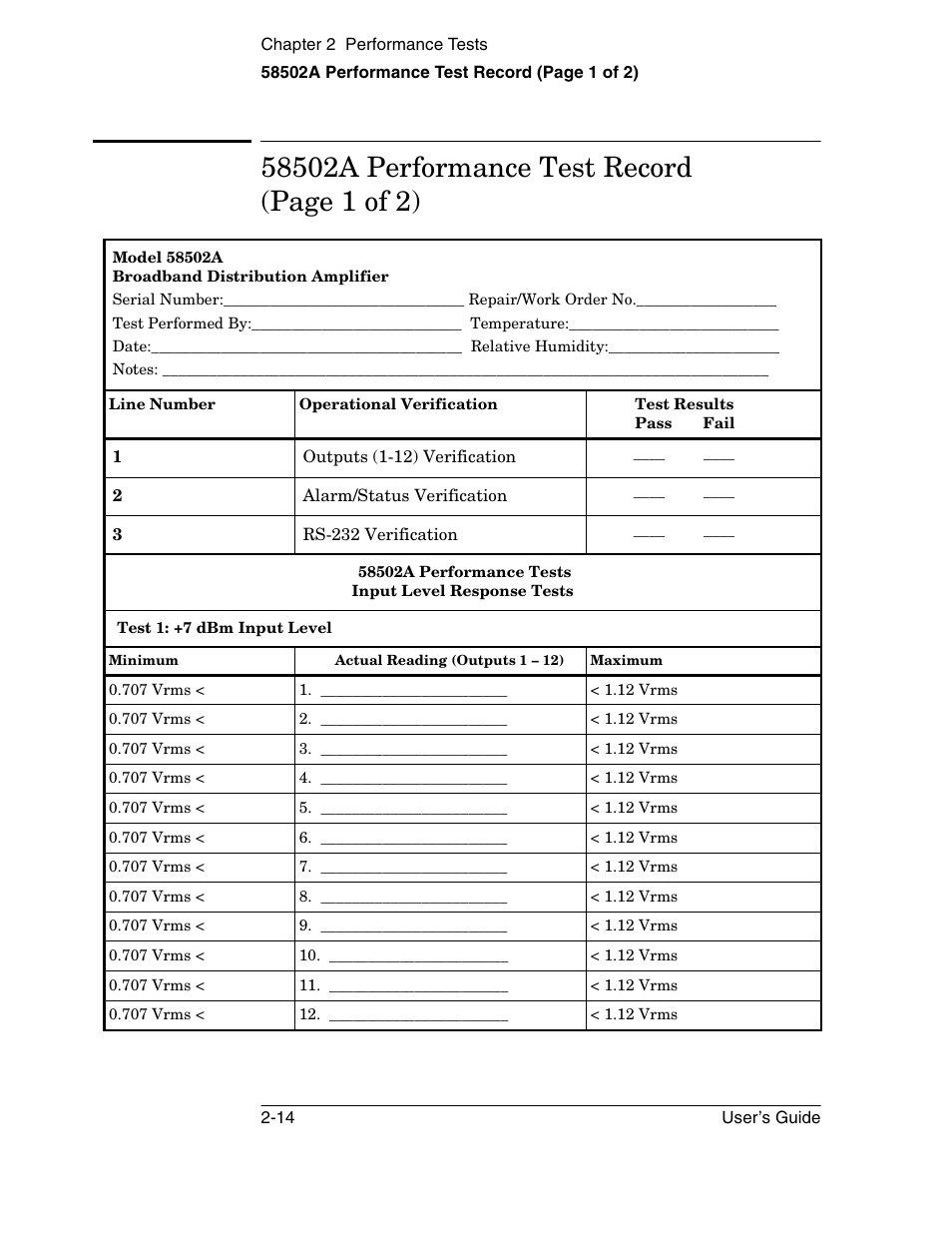 Symmetricom 58502A User Manual | Page 40 / 88