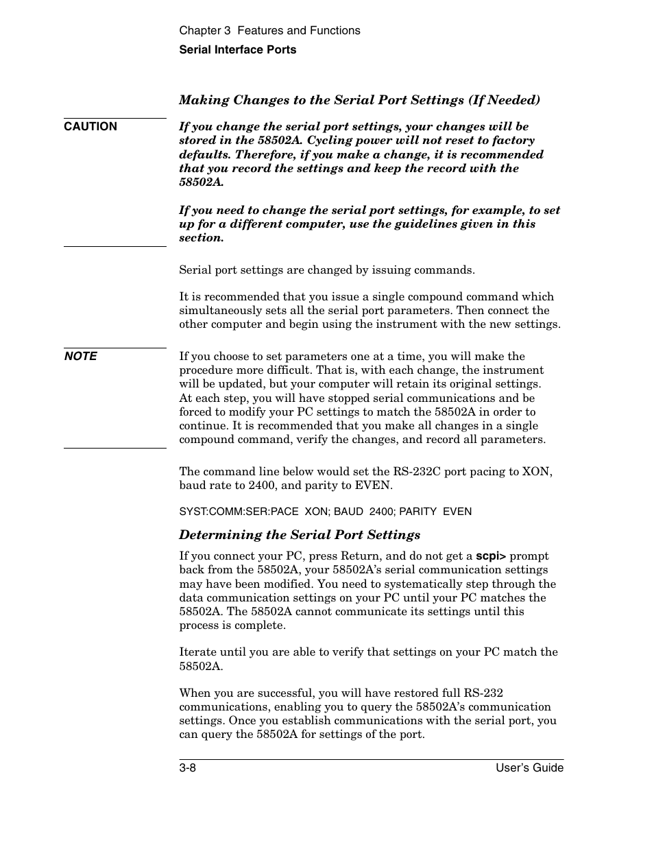 Symmetricom 58502A User Manual | Page 54 / 88