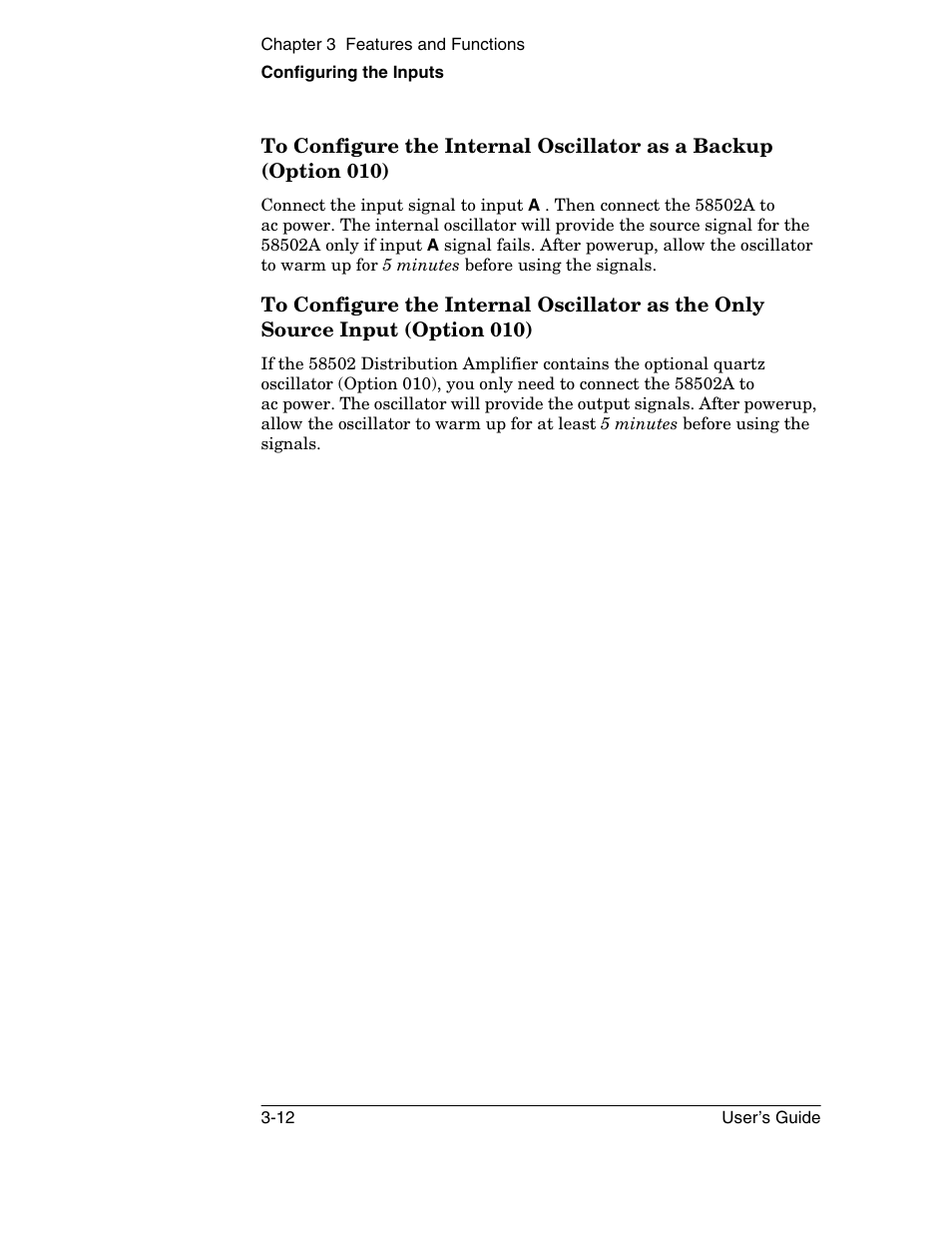Symmetricom 58502A User Manual | Page 58 / 88