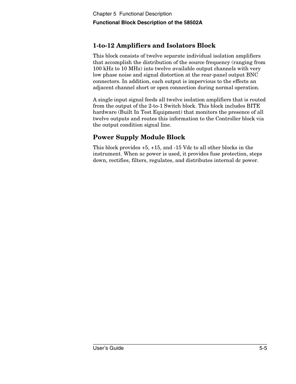 Symmetricom 58502A User Manual | Page 77 / 88