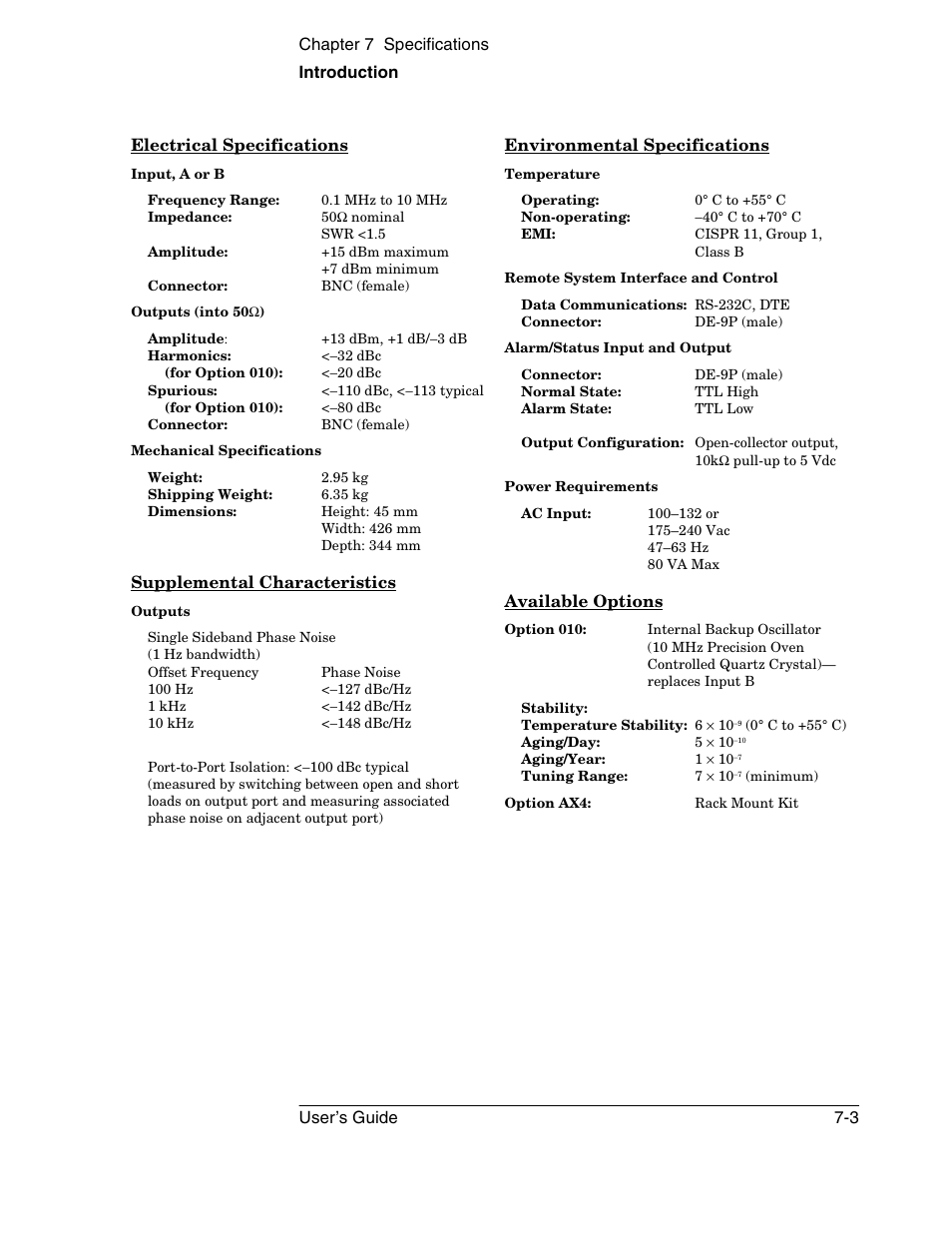 Symmetricom 58502A User Manual | Page 83 / 88